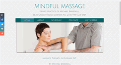 Desktop Screenshot of mindfulmassage.com